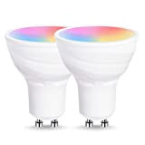 LOHAS-LED Smart LED Lamp GU10, Multicolore Lampadina, Funziona con ALEXA e Google Home, 5W pari a 50W Lampadina a LED, ...