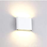 Louvra Applique da Parete Impermeabile LED 6W Lampada a Muro Applique Moderne Interni e Esteri per Decorazione Soggiorno Camera da ...