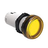 Lovato - Fanale LED monoblocchetto terminale vite 24 V ac/dc giallo