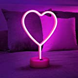 LOVE luci al neon a led, regalo per ragazza 10 anni di luci a LED con base, decorazione creativa per ...