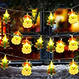 Lubibi Catena Luminosa Luci di Natale,3 M 20 LED Babbo Natale Decorazione per albero di Natale Luci a stringa per ...