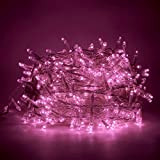 LUCCIKA® serie stringa luminosa di luci da 25 Metri con 500 Led Rosa per albero di Natale da Esterno ed ...