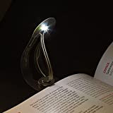 Luce del libro, mini segnalibro ultra sottile LED luce del libro per la lettura, segnalibro pieghevole luce notturna lampadine da ...