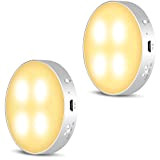 Luce Notturna LED con Sensore di Movimento - Daffodil LEC022 - Luce Notte LED con Tamponi Adesivi e Magnete con ...
