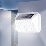 Luce Solare LED Esterno，Faretti Solari a LED da Esterno 270° Lampada da Esterno con Sensore di Movimento IP65 Impermeabile 3 ...
