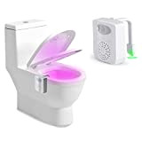 Luce WC Lampada WC Notturna –Rantizon LED Lampada Notturne de WC con Luce di Disinfezione a Raggi UV e Movimento ...