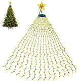 Luci Albero di Natale Interno, 16 Radici x 2m Luci a LED per Albero di Natale, 400 LEDS Catene Luminose ...