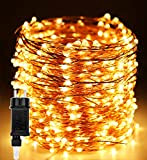 Luci di Natale 50M 500 LED, Filo di Rame Catena luminosa impermeabile Stringa Luci decorazioni Esterni Interni natalizie decorativo per ...