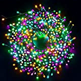 Luci Natale Esterno, Ulinek 20M 200LED Stringa Luci Natale Colorate, 8 Modalità IP44 Impermeabile Ghirlande Luminosa Lucine Colorate per Albero ...