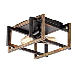 LULING 2-Light Plafoniera a soffitto zoccolo regolabile, lampada da soffitto 29CM a incasso, finitura in bronzo per corridoio, camera da ...