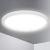 Lumare LED Ceiling Light 24W | Dimmable | Extra Flat | Round 330mm | 1800lm, IP44 | Ceiling Light for ...