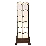 LumiLamp 5LL-5929 - Lampada da Tavolo Art Deco Tiffany, 14 x 14 x 36 cm, E14/max 1 x 25 W, ...