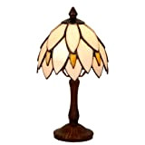 Lumilamp 5LL-963 - Lampada da tavolo in stile Tiffany, Ø 18 x 34 cm, 1x E14, max 25 W, vetro ...