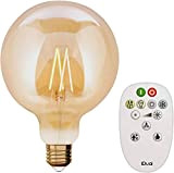 Lutec Filamento LED lampadina G125, Ambra