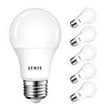 LVWIT Lampadina LED E27 8W, Equivalenti a 60W, 806Lm, Luce Bianca Fredda 6500K, Consumo Basso, Risparmio Energetico, Non Dimmerabile, Pacco ...