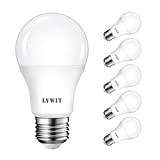 LVWIT Lampadina LED E27, Equivalente Incandescente 75W, Luce Bianca Fredda 6500K, 1055Lm, Consumo Basso, Risparmio Energetico, Non Dimmerabile, Pacco da ...