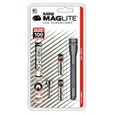 Mag-Lite Mini - Mini torcia LED ad alte prestazioni, 84 lm, 12,5 cm, 2 batterie AAA e fermaglio inclusi