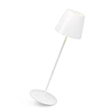 MALUX Lampada da tavolo a LED a batteria dimmerabile Senza fili con luce bianca calda 8 colori RGB LED, impermeabile ...