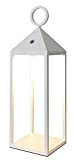 Mantra Iluminación. Modello ASTUN - Torcia portatile da esterno realizzata in alluminio e policarbonato con finitura in colore bianco