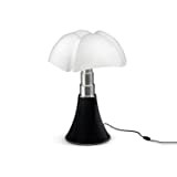 Martinelli Luce Mini PIPISTRELLO-- Lampada LED con dimmer, altezza 35 cm, colore: Nero opaco Design da Gae Aulenti