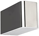 Massive Wall light - outdoor lighting (Wall, AC, White, E27, Stainless steel, Synthetics)
