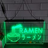 MAXSMLZT Insegna Neon Ramen insegna Neon LED Negozio Noodles tabellone affissioni Principale Ristorante Decorazione murale Luce Neon Cibo Ramen Illumina ...