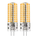 MENGS 2 pezzi Lampada LED G4 6W Lampadina a LED, AC/DC 12V, Bianco Freddo 6500K, 560LM Luce a LED