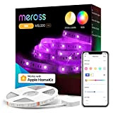 meross Striscia LED RGBWW Intelligente 5M, Smart Strip Compatibile con HomeKit, Alexa e Google, Luce Nastro Luminoso WiFi con Bianco ...