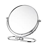 MIIAOPAI Specchio per Trucco Specchio Ingranditore Specchio Bifacciale Specchio Autoportante Portatile