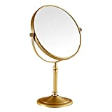 MIIAOPAI Specchio per Trucco Specchio Ingranditore Specchio Bifacciale Specchio Autoportante Portatile