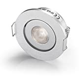Mini Faretti LED da Incasso 3W 3000K Faretto da Incasso a Luce Bianca Calda 3W mini spot punto luce tondo ...