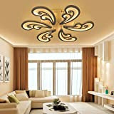 Moderna lampada da soffitto a LED a forma di fiore, lampada da camera da letto, soggiorno, lampadario creativo