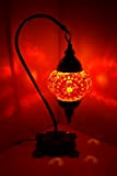 Mosaico lampada mosaico - Lampada da terra M lampada da tavolo stile orientale lampada Orange Samarkand-luci