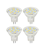 MR11 GU4.0 Lampadine LED, 2W (Pari alle Alogene da 20W), GU4 Base Lampada LED, 200lm, 12V AC/DC, Luce Bianca Calda ...