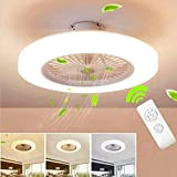 N / A Ventilatore a soffitto a LED con Luce Luce di soffitto dimmerabile velocità a 3 Vie dei Moderni ...