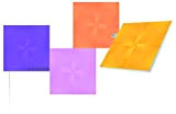 Nanoleaf Canvas Starter Kit, 4 Quadrati Pannelli Luminosi Smart LED RGBW - Applique da Parete Interno Modulari, Luci Led 16M ...