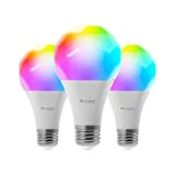 Nanoleaf Essentials 3 Lampadine LED E27 RGBW Smart e Dimmerabile - Luci Led 16M Colori Thread & Bluetooth, Funziona con ...