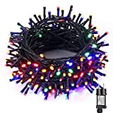 NEXVIN Luci Albero di Natale Colorate Catena luminosa 20M 200 LED, Luci di Natale con 8 modalità, Funzione Timer e ...