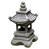 NGXL Giardino Solare Esterna di Stile Giapponese Zen Solari Luci da Giardino Lanterna Pagoda Luce della Lampada Statua Casale Balcone ...