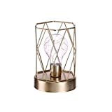 Night Light Geometric Bulb Table Lamp Wedding Party Bedside Decorative Candlestick Night Light (Size : B) (D)