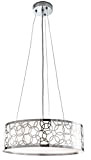 Nino Leuchten HOLLY - Pendolo a 3 luci, per 3 lampadine E27, max. 40 W, in plastica