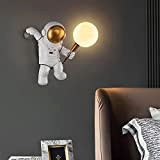 Nordic LED Personalità Astronauta Luna Camera dei bambini Lampada da parete Cucina Sala da pranzo Camera da letto Studio Lampada ...