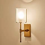 Nordic Modern Lampada da parete di lusso di lusso Golden Post Modern Wall Light Creative Crystal Bedside Sconce Nordic Personalità ...