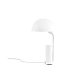 Norman Copenhagen cap - Lampada da Tavolo in Acciaio, 28 cm, Colore: Bianco
