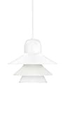 Normann Copenhagen Ikono - Lampada da soffitto in vetro, 17 x 20 cm, colore: Bianco
