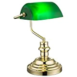 Nostalgia antica lampada da tavolo retrò lampada da banchiere lampada da tavolo verde antico 2491K