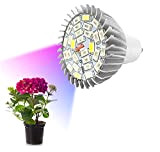 OKBY Grow Lamp – 28 W spettro completo E14/GU10 LED Grow Light Growing lampada lampada per piante fiorite 85 V-265 ...