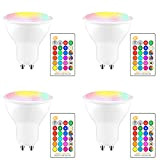 ONEVER 8W RGBW Lampadina del LED GU10 LED a Colori Modalit Fade Lampada Flash Strobe Bar KTV Decorativo Luci RGB ...