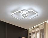 Osairous Lampada da soffitto quadrata moderna a LED, Plafoniera in acrilico 42W per Cucina Sala da pranzo Salotto Studio Ufficio ...