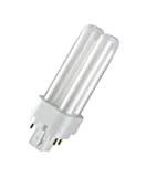 Osram - 10 x lampadine a risparmio energetico Dulux D/E 18W/840 G24q-2 (4 pin), luce bianca fredda, 4000 K, 4 ...